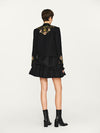 INTO THE EAST 25 Autumn/Winter Layered Short Skirt ITE-E1DGAW071BL21SK-HEI Black (E1DGAW070WT21SK)
